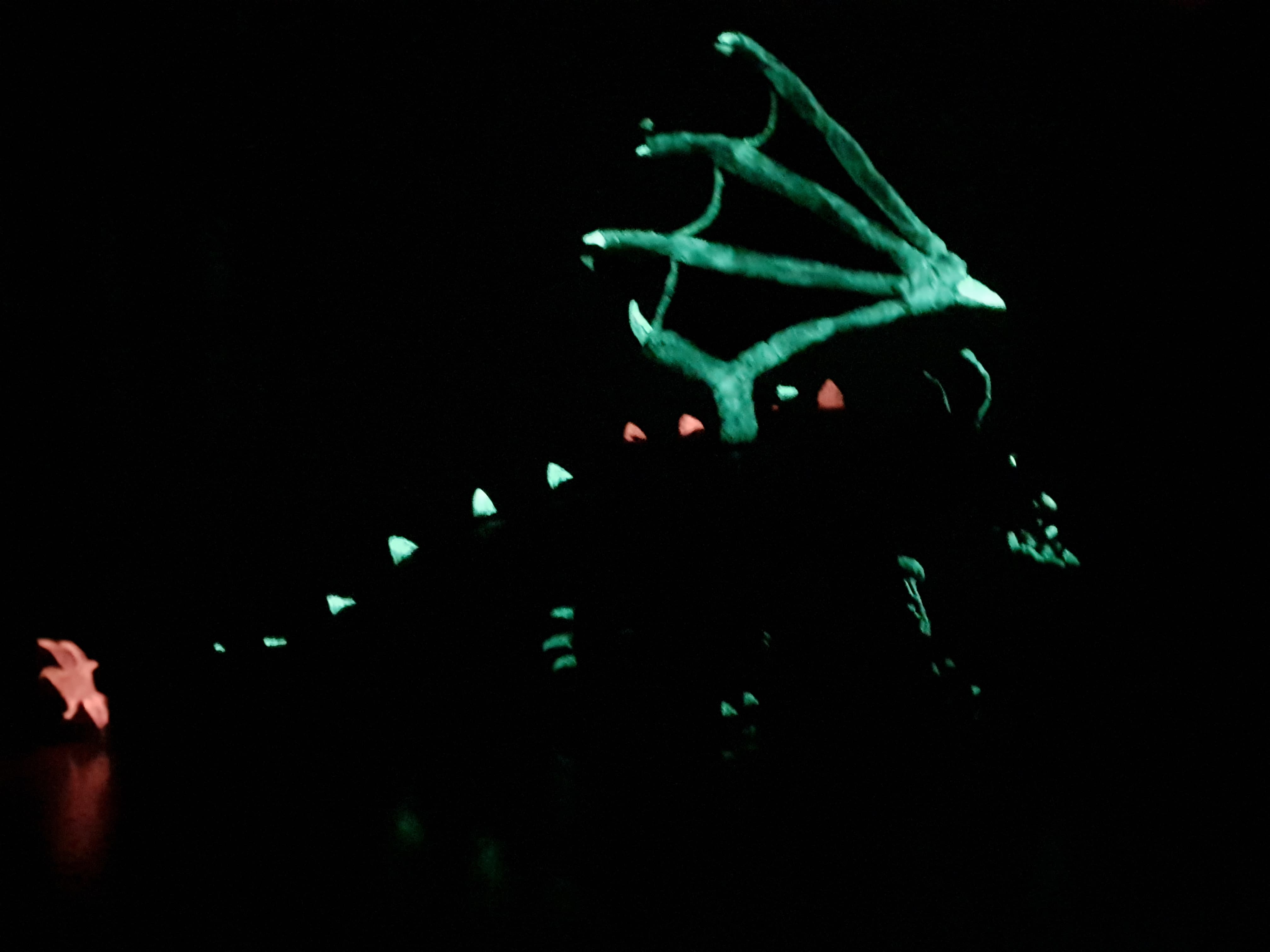 Glow in the dark photo Chupacabra-Gargoyle hybrid