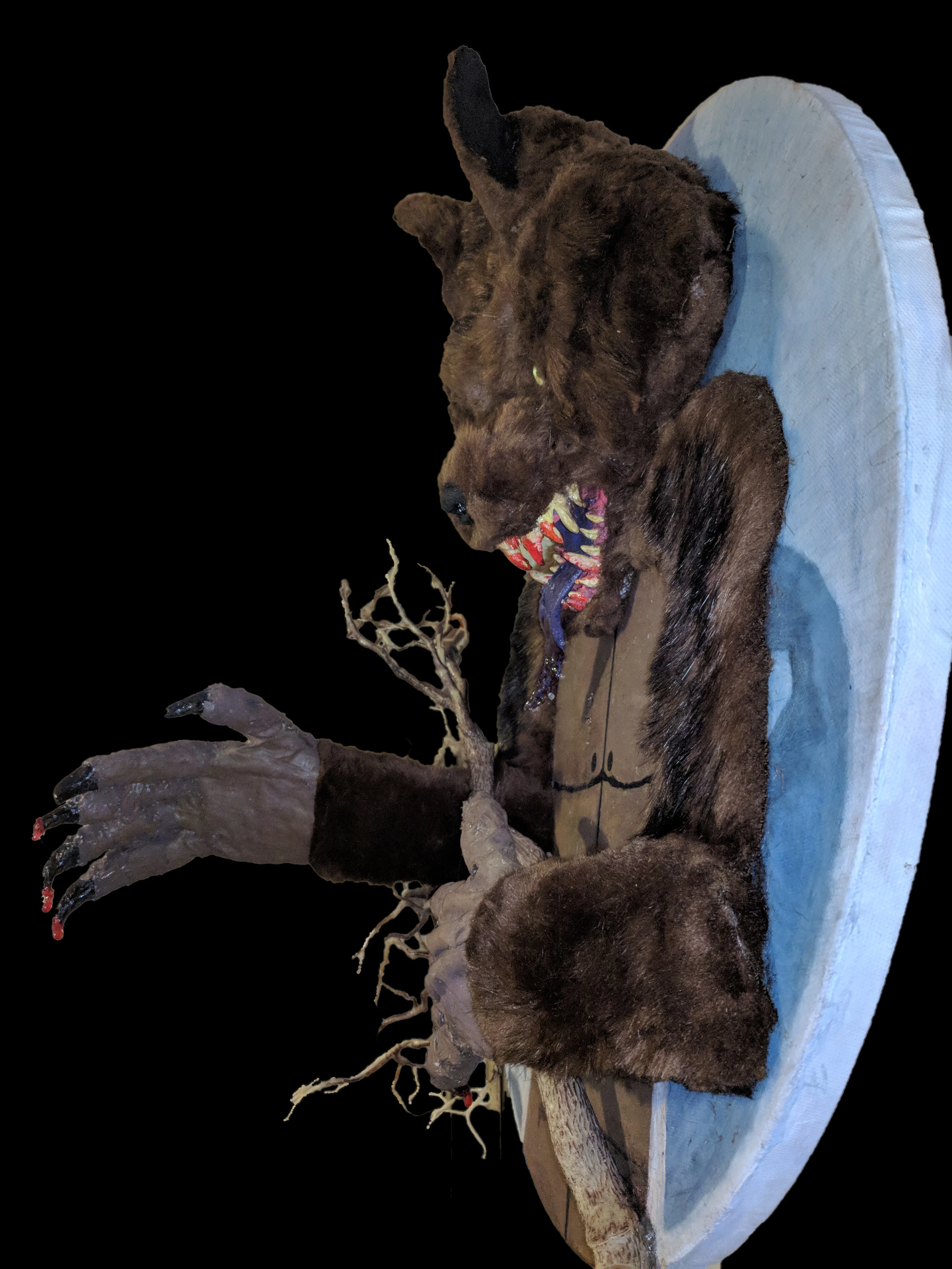 Halloween Werewolf animatronic